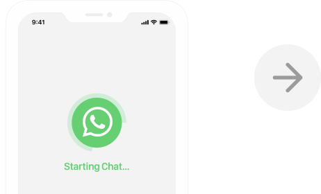 CTA opens WhatsApp chat, automatically sends template message.