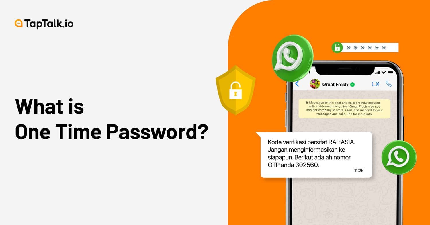 Secure Logins with One Time Passwords via SMS, WhatsApp and more