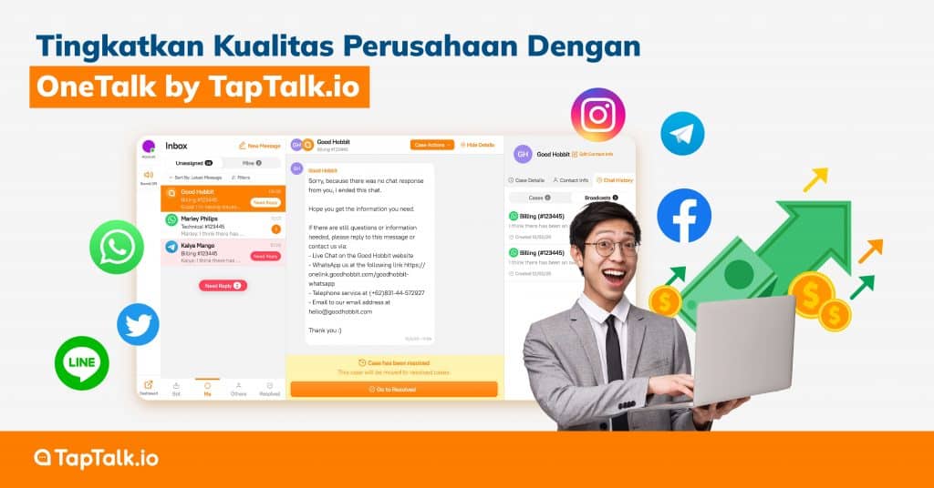 Berinovasi dan Tingkatkan Kualitas Perusahaan Dengan OneTalk by TapTalk.io