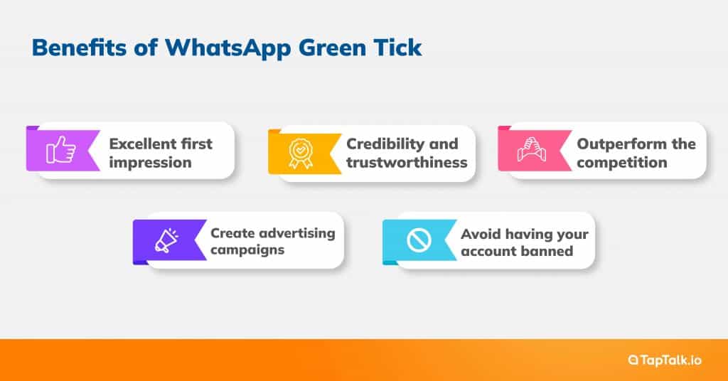 Benefits of WhatsApp Green Tick