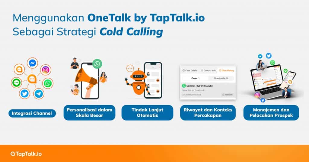 Menggunakan OneTalk by TapTalk.io Sebagai Strategi Cold Calling