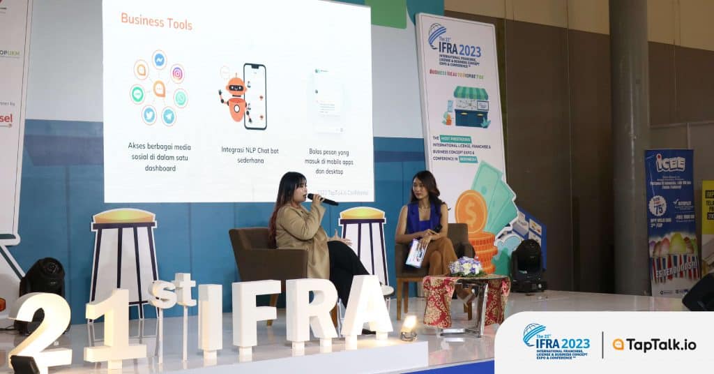 Business Talkshow IFRA 2023 by Taptalk.io